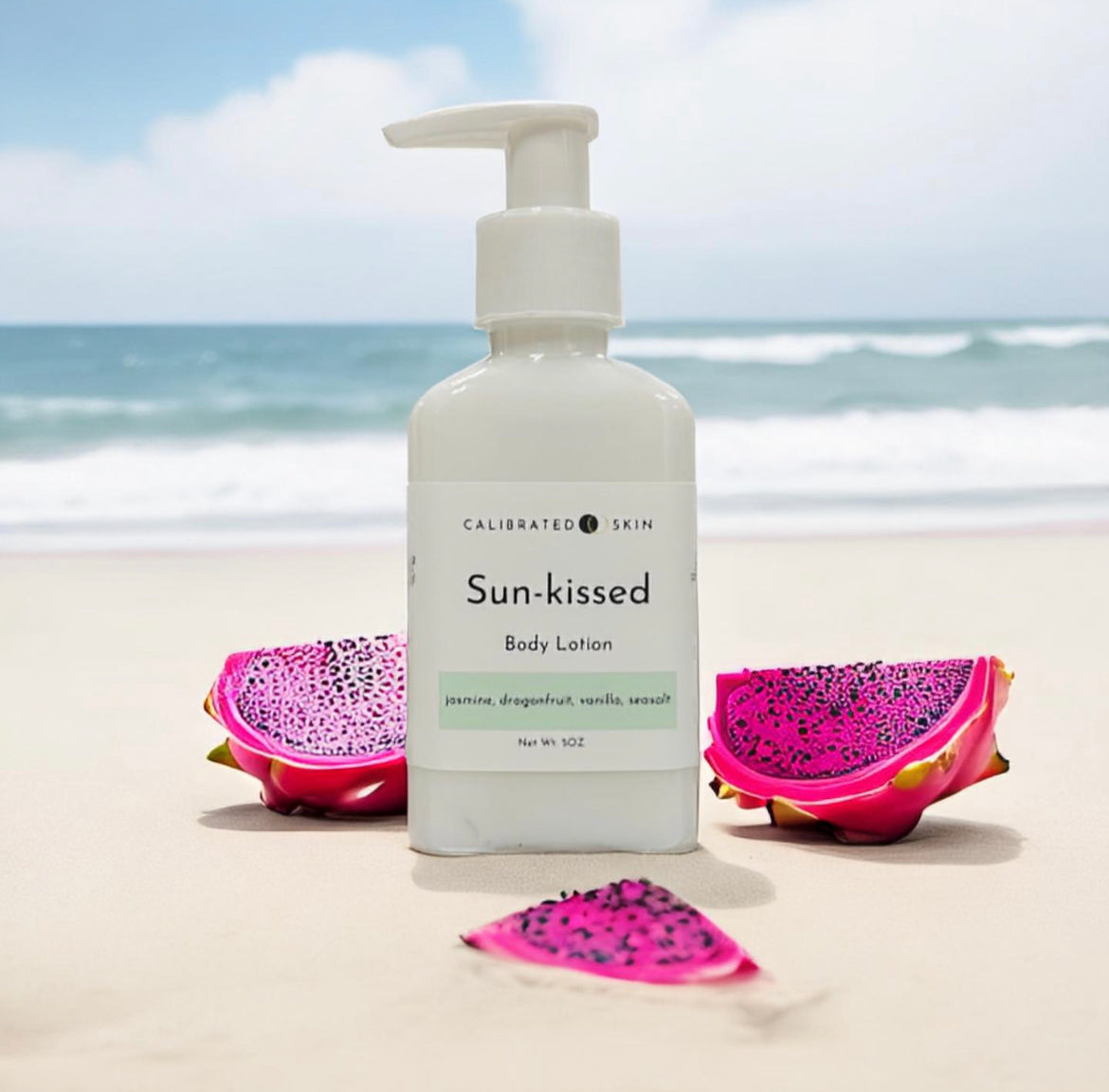 Sun-Kissed Body Lotion (jasmine, dragonfruit, vanilla, seasalt)