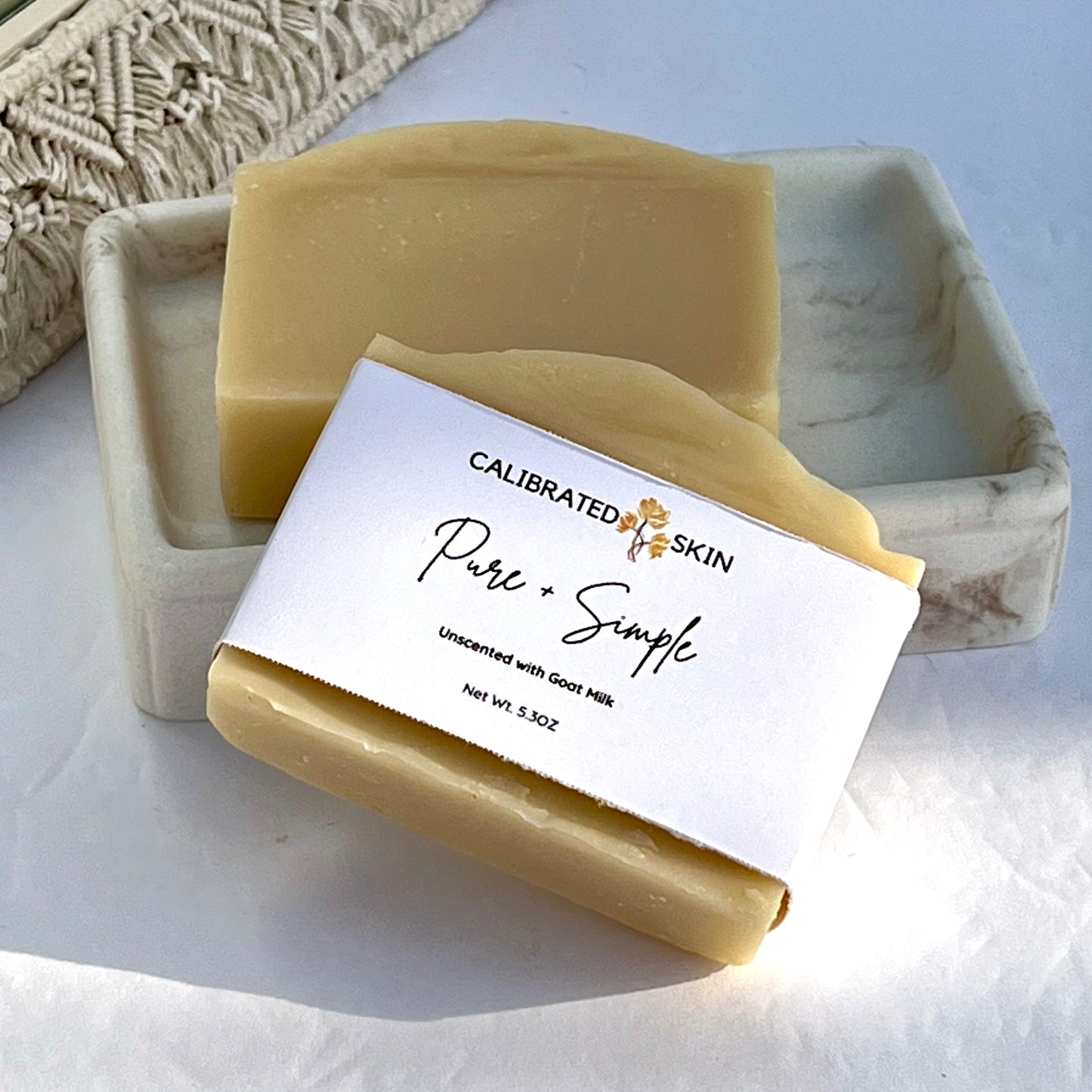 Unscented Pure + Simple Bar Soap (Goat Milk)