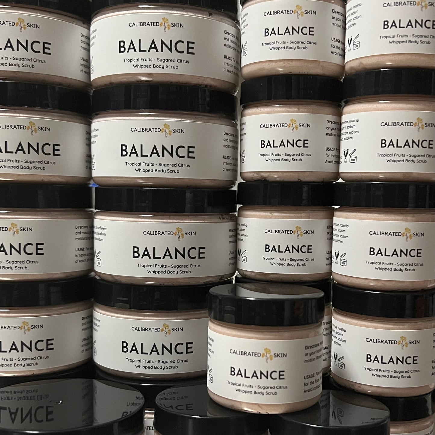 BALANCE Whipped Body Scrub (Sugared Citrus & Tropical Fruits)
