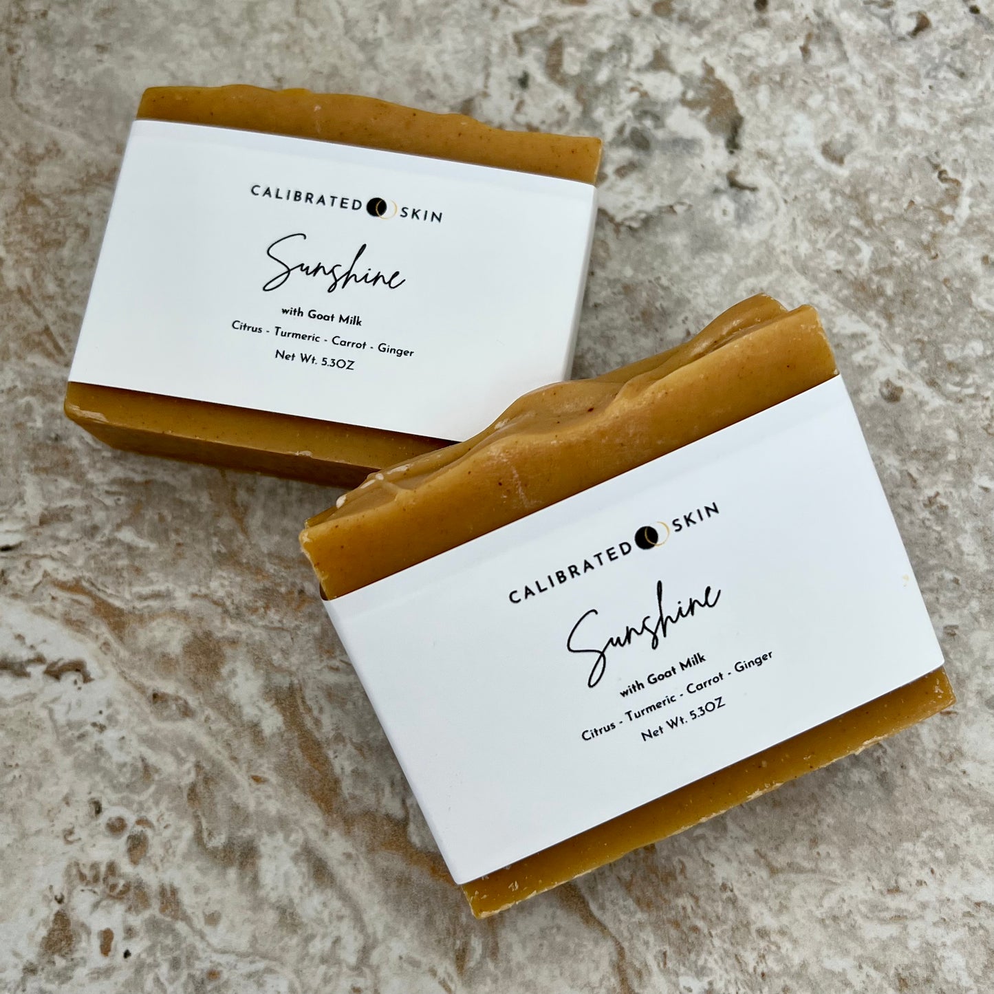 Turmeric Sunshine Bar Soap - Citrus, Turmeric, Carrot, Ginger (Goat Milk)