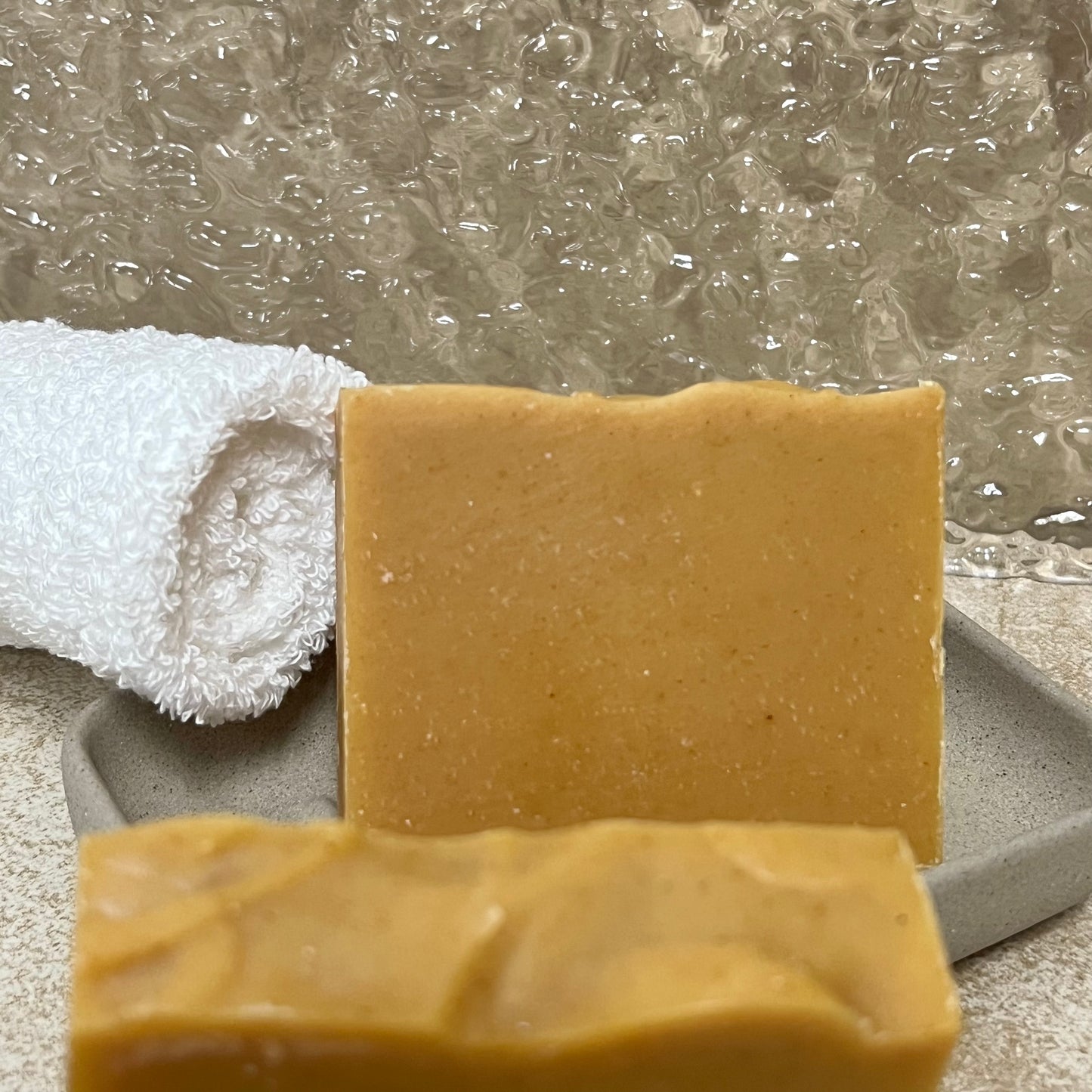 Turmeric Sunshine Bar Soap - Citrus, Turmeric, Carrot, Ginger (Goat Milk)