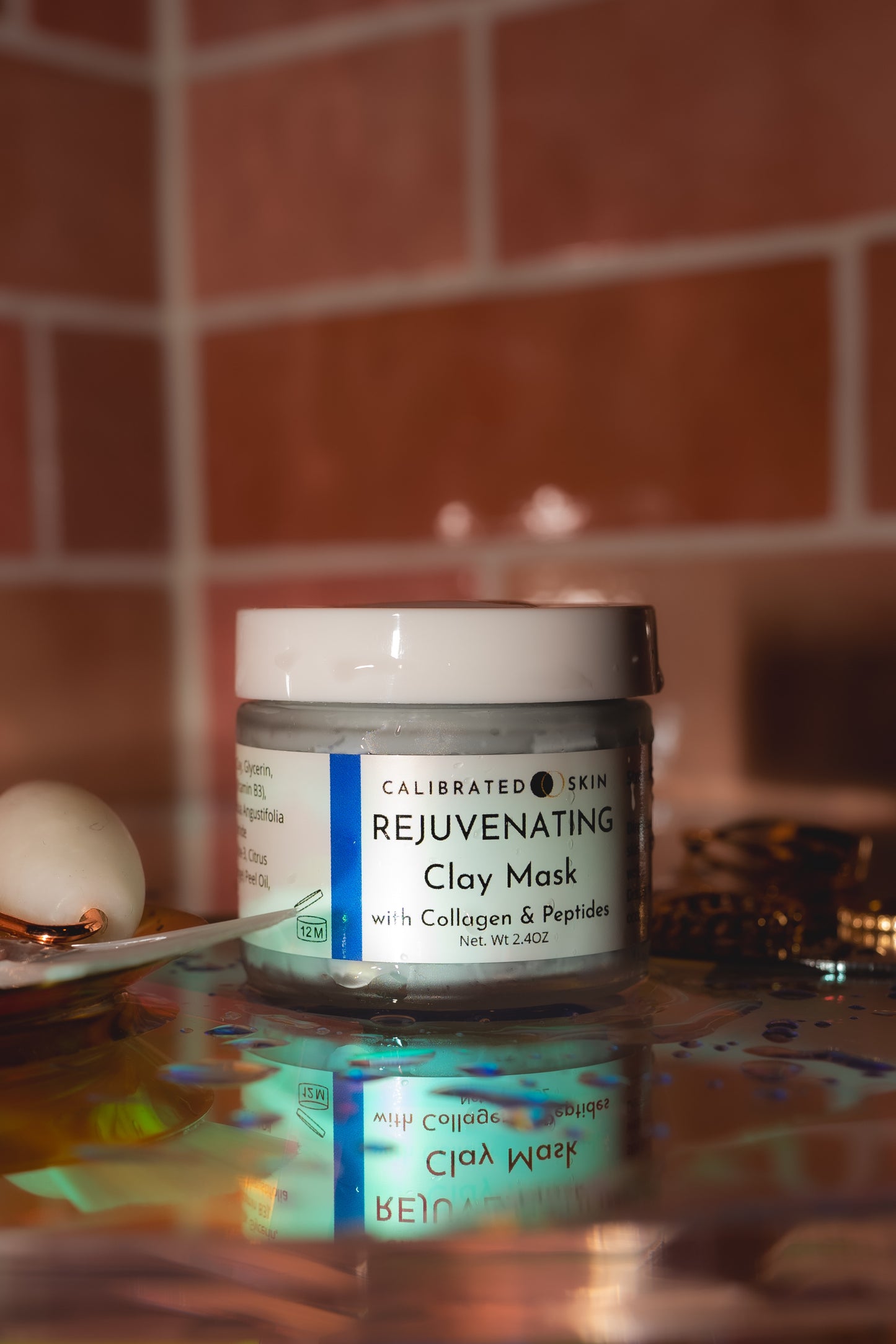 Rejuvenating Clay Mask /Green Tea Mask (strength, plump, anti-aging)