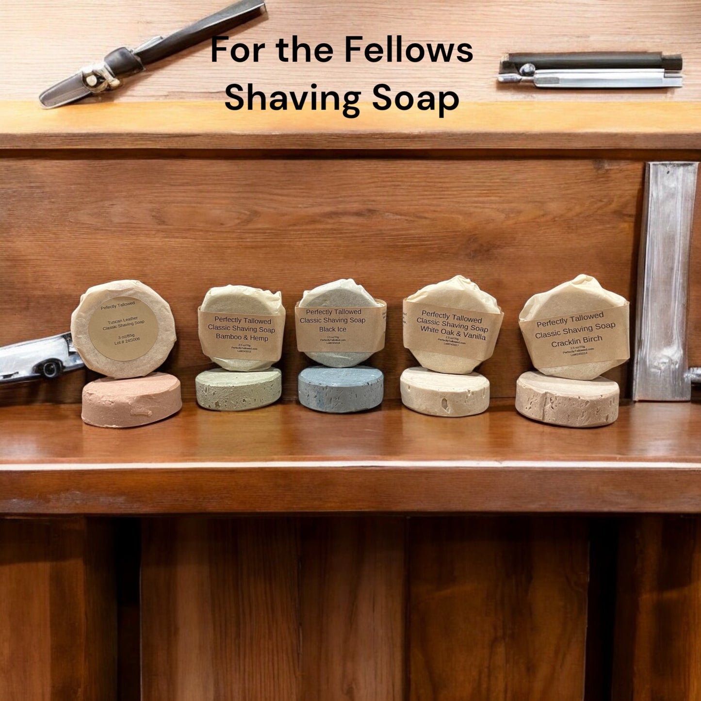 Shaving Cup, Brush, and Soap