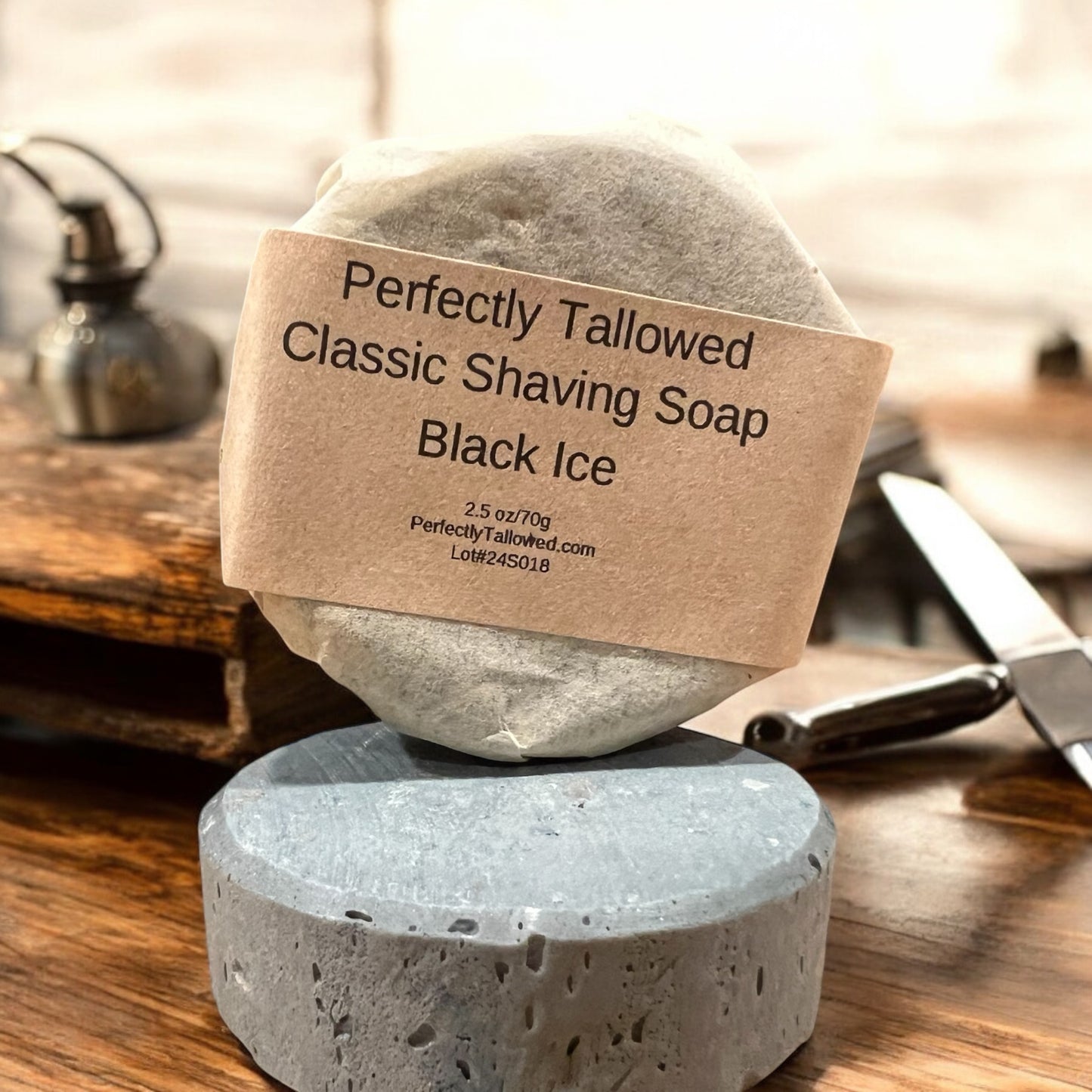 Shaving Cup, Brush, and Soap