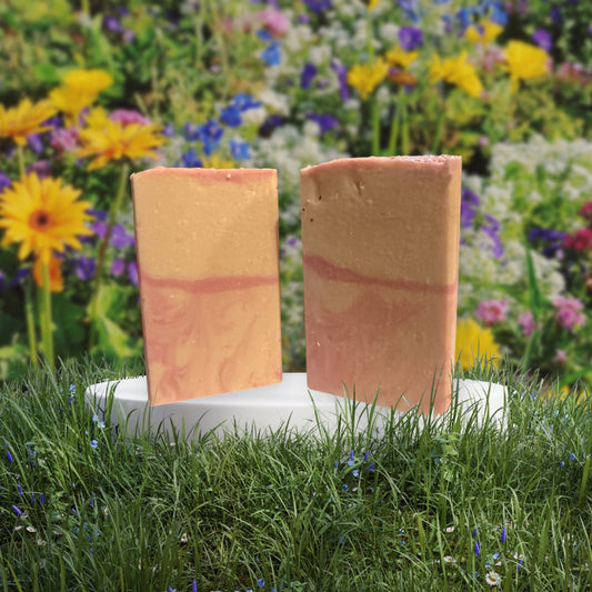 StrawBerry Fields ForEver Tallow and Goat  Milk Soap