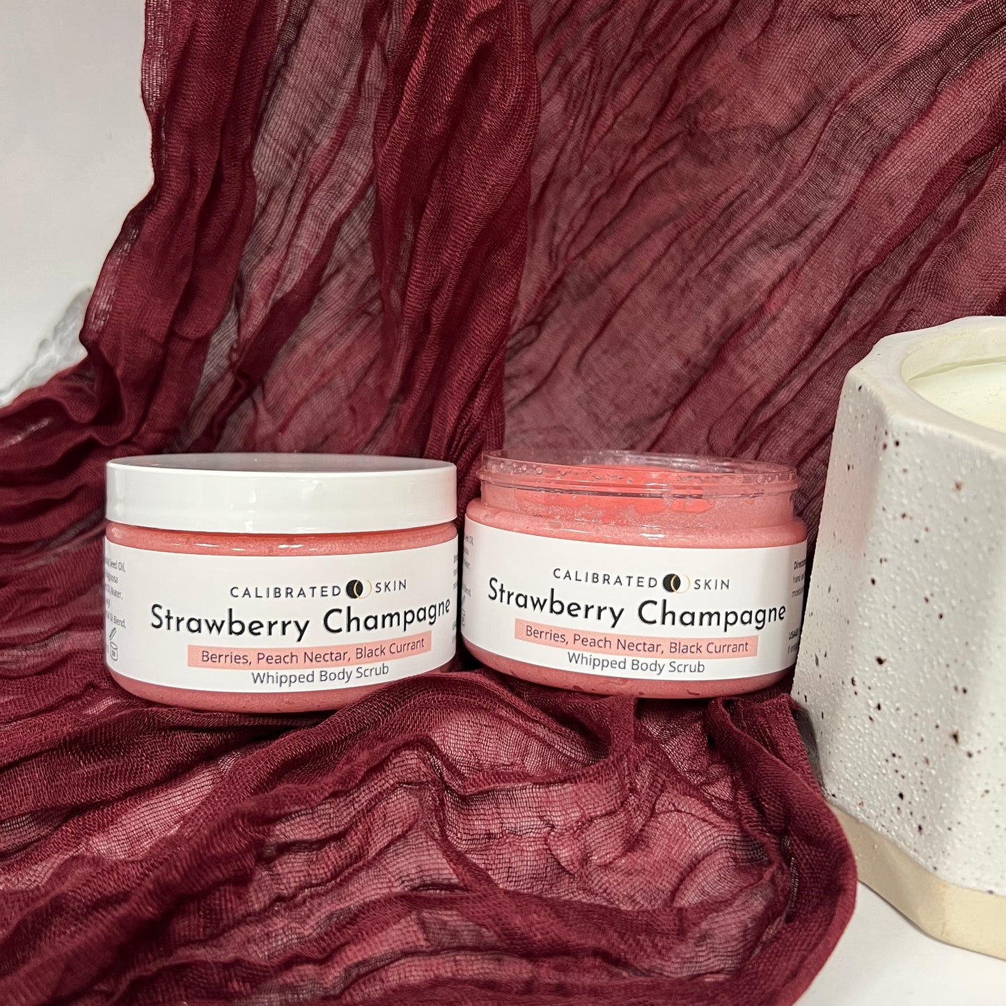 Strawberry Champagne Whipped Body Scrub