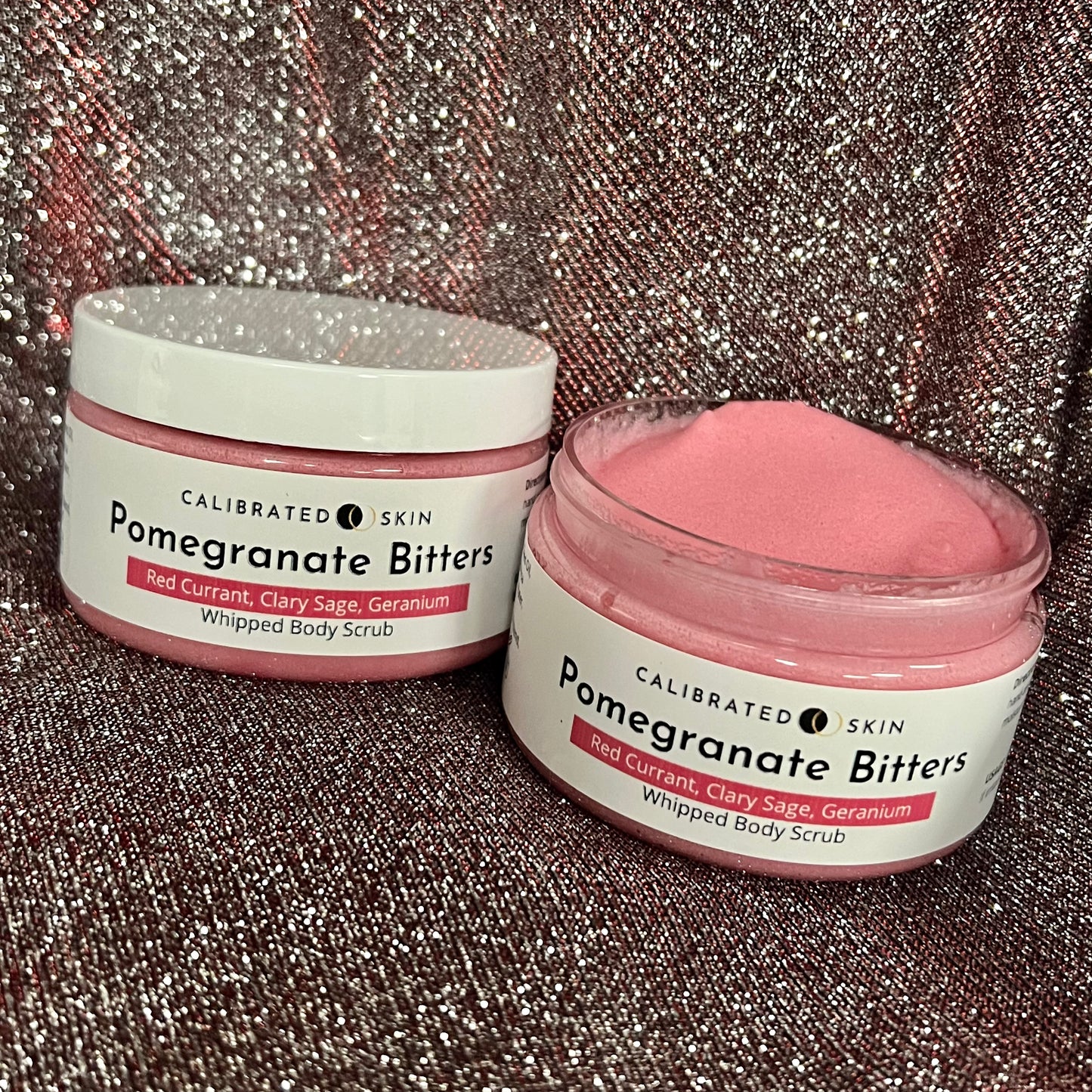 Pomegranate Bitters Whipped Body Scrub (pomegranate, citrus, red currant)