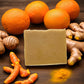 Turmeric Sunshine Bar Soap - Citrus, Turmeric, Carrot, Ginger (Goat Milk)