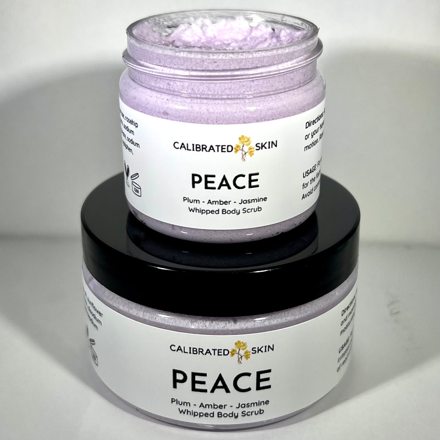 PEACE Whipped Body Scrub (Plum, Amber, Jasmine)