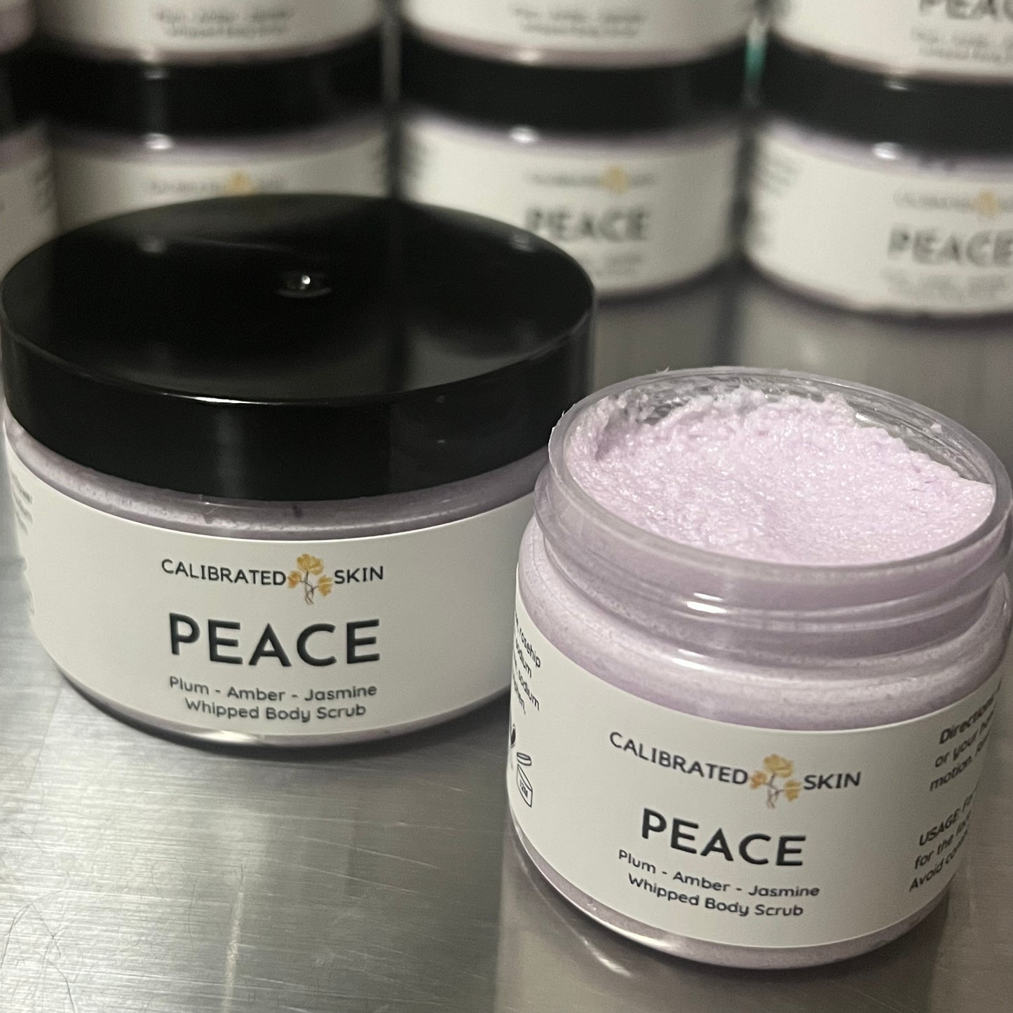 PEACE Whipped Body Scrub (Plum, Amber, Jasmine)