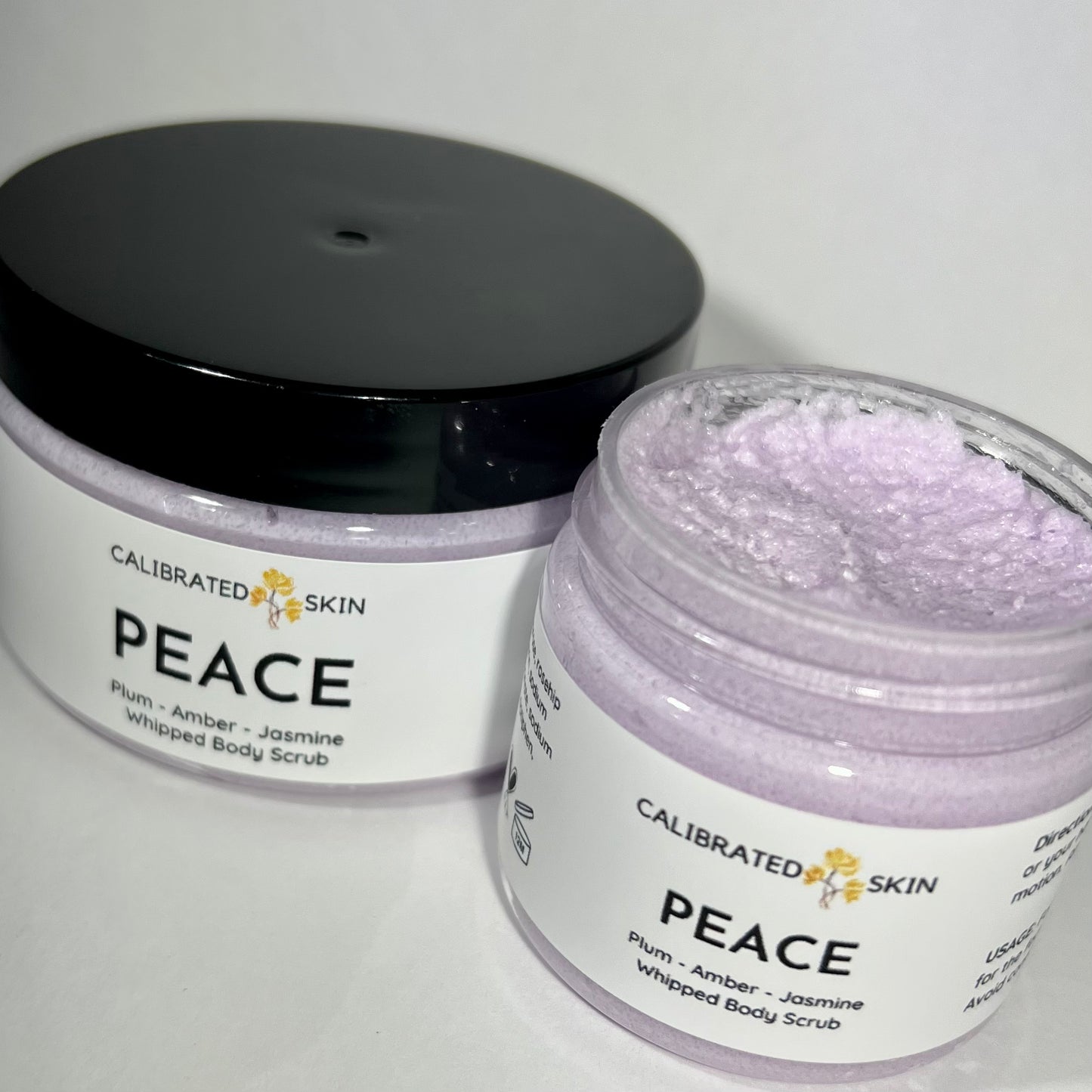 PEACE Whipped Body Scrub (Plum, Amber, Jasmine)