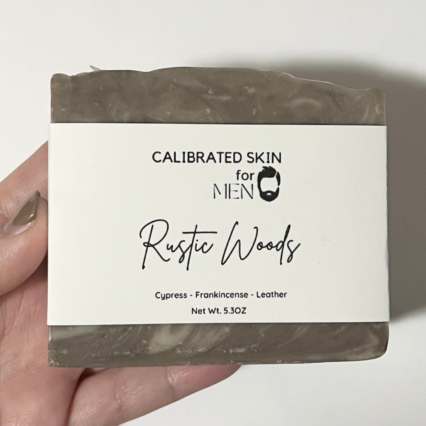 Rustic Woods Bar Soap (Goat Milk) - Cypress, Frankincense, Leather